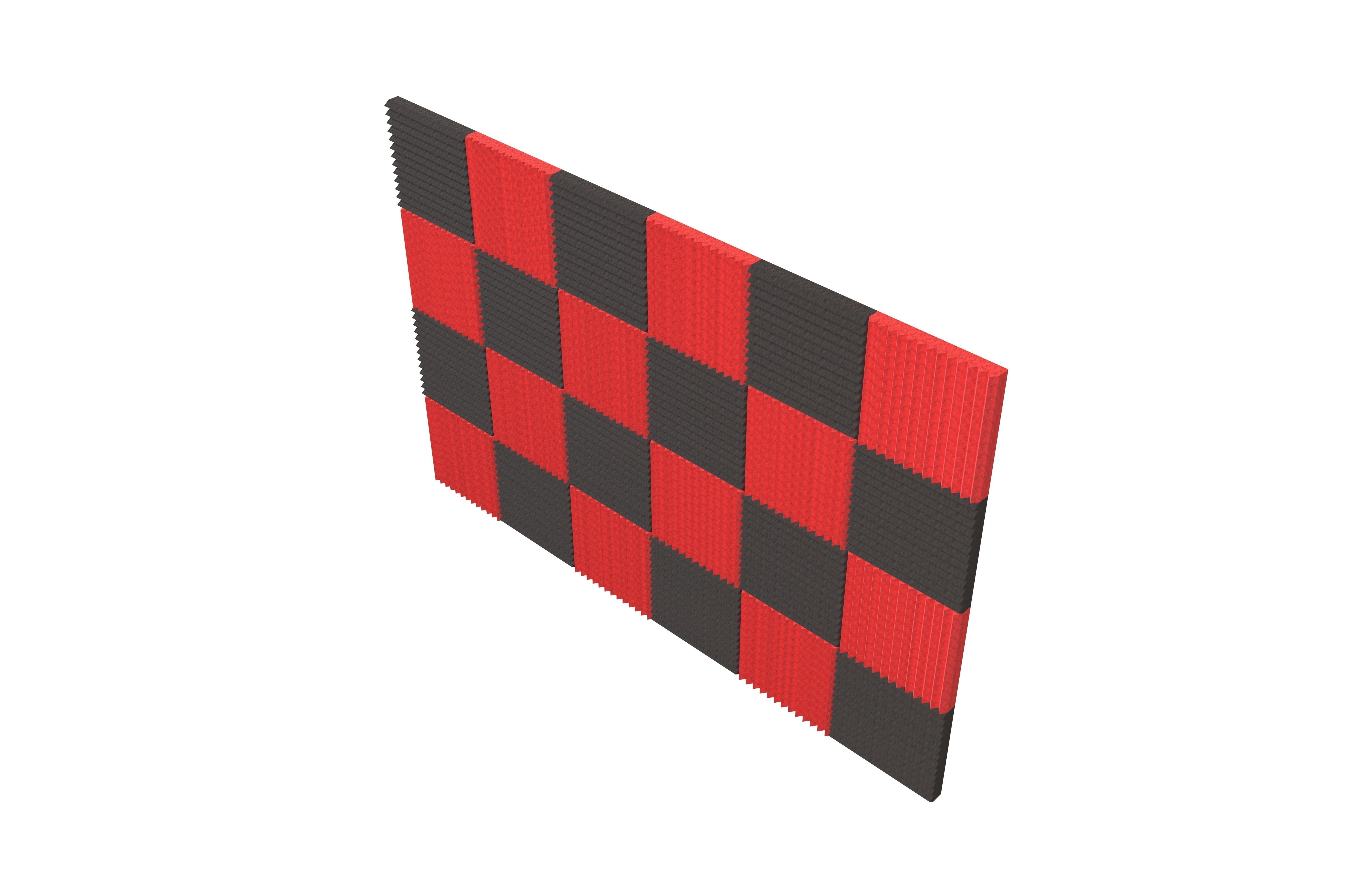 Soundproof Panel v1 008 Low-poly 3D model_2