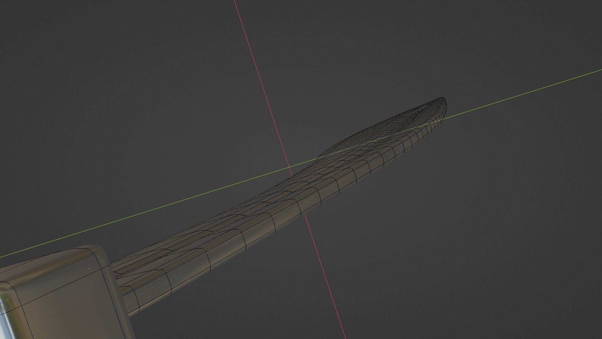 Historical falcata 3D model_2