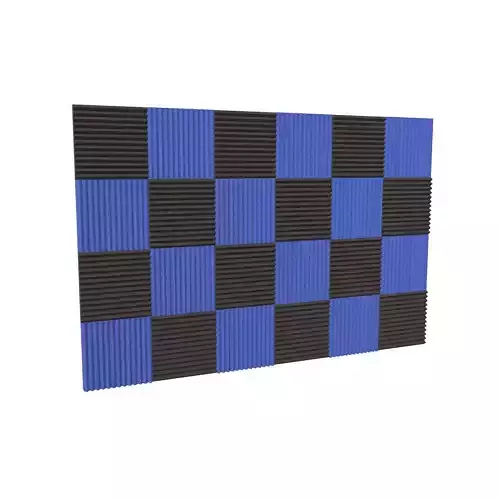 Soundproof Panel v1 010 Low-poly 3D model