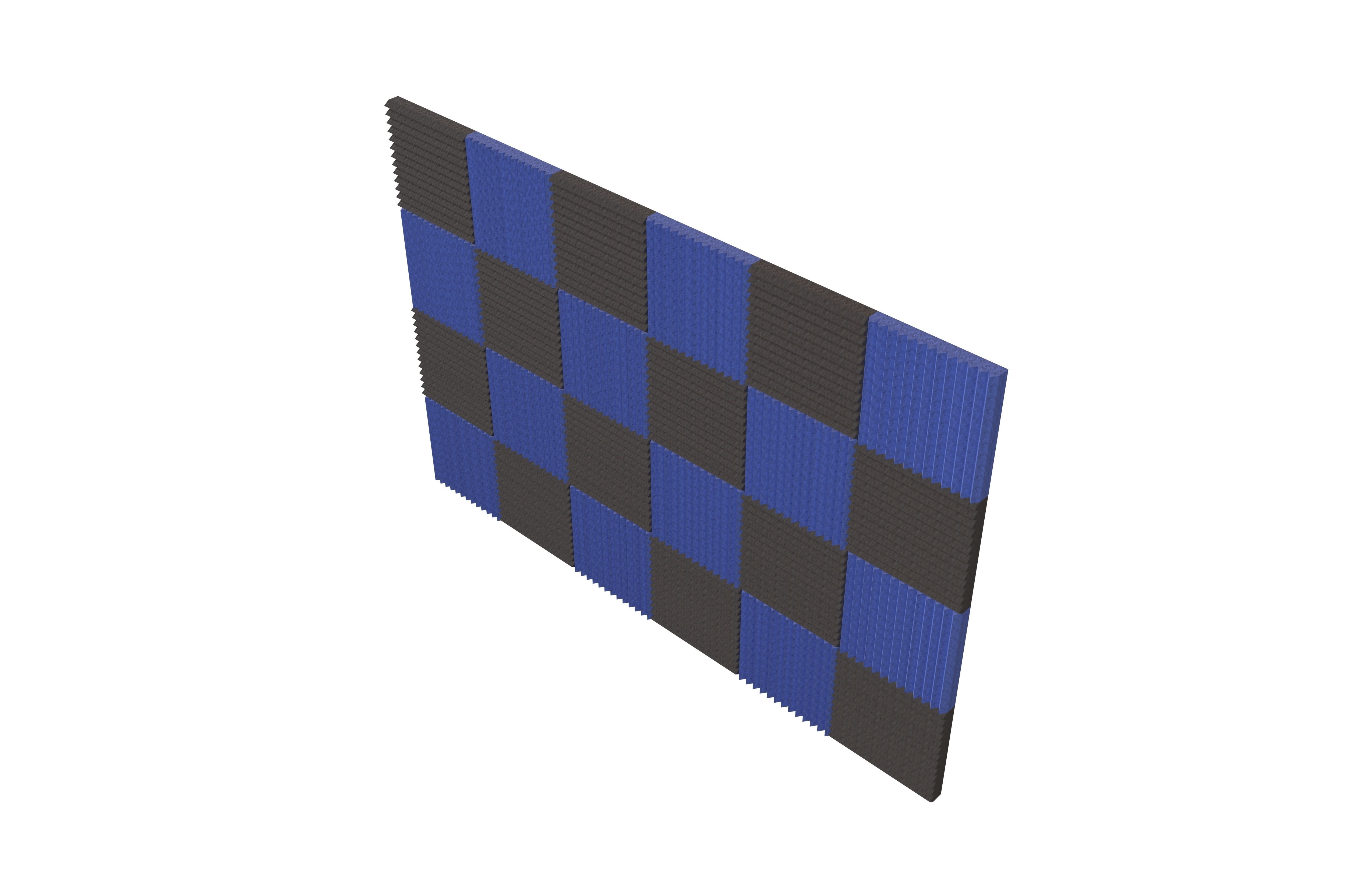 Soundproof Panel v1 010 Low-poly 3D model_2