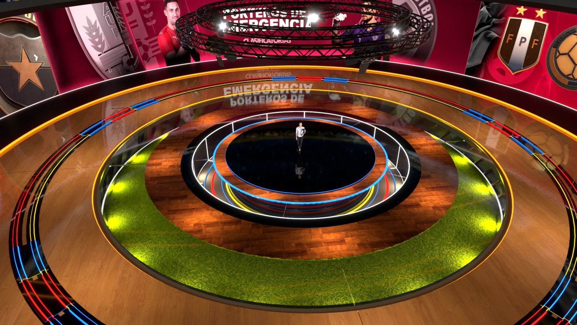 Virtual Set 3D model_6