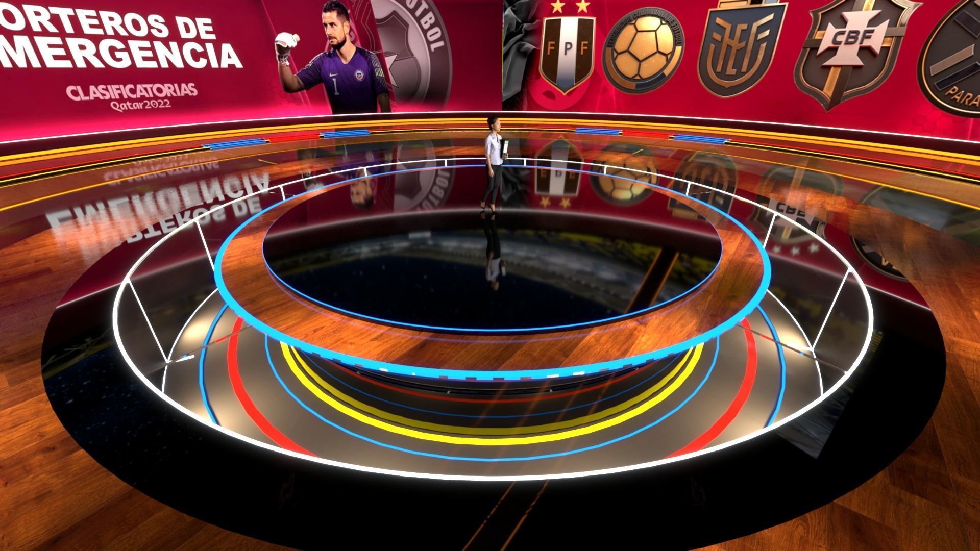 Virtual Set 3D model_2