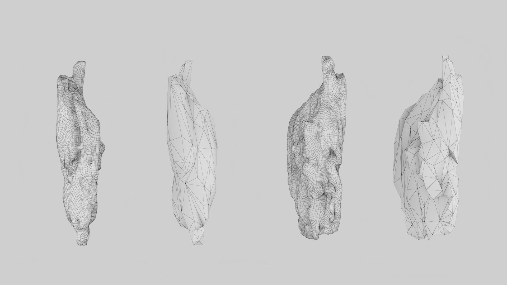 PSWooden021 scanned Wood chips Low-poly 3D model_9