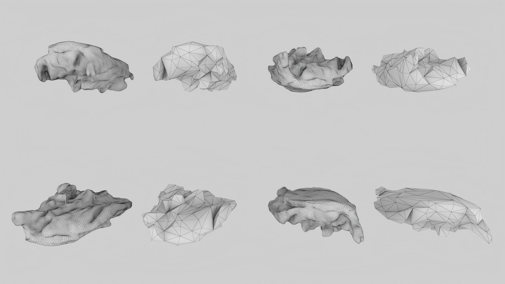 PSWooden021 scanned Wood chips Low-poly 3D model_13