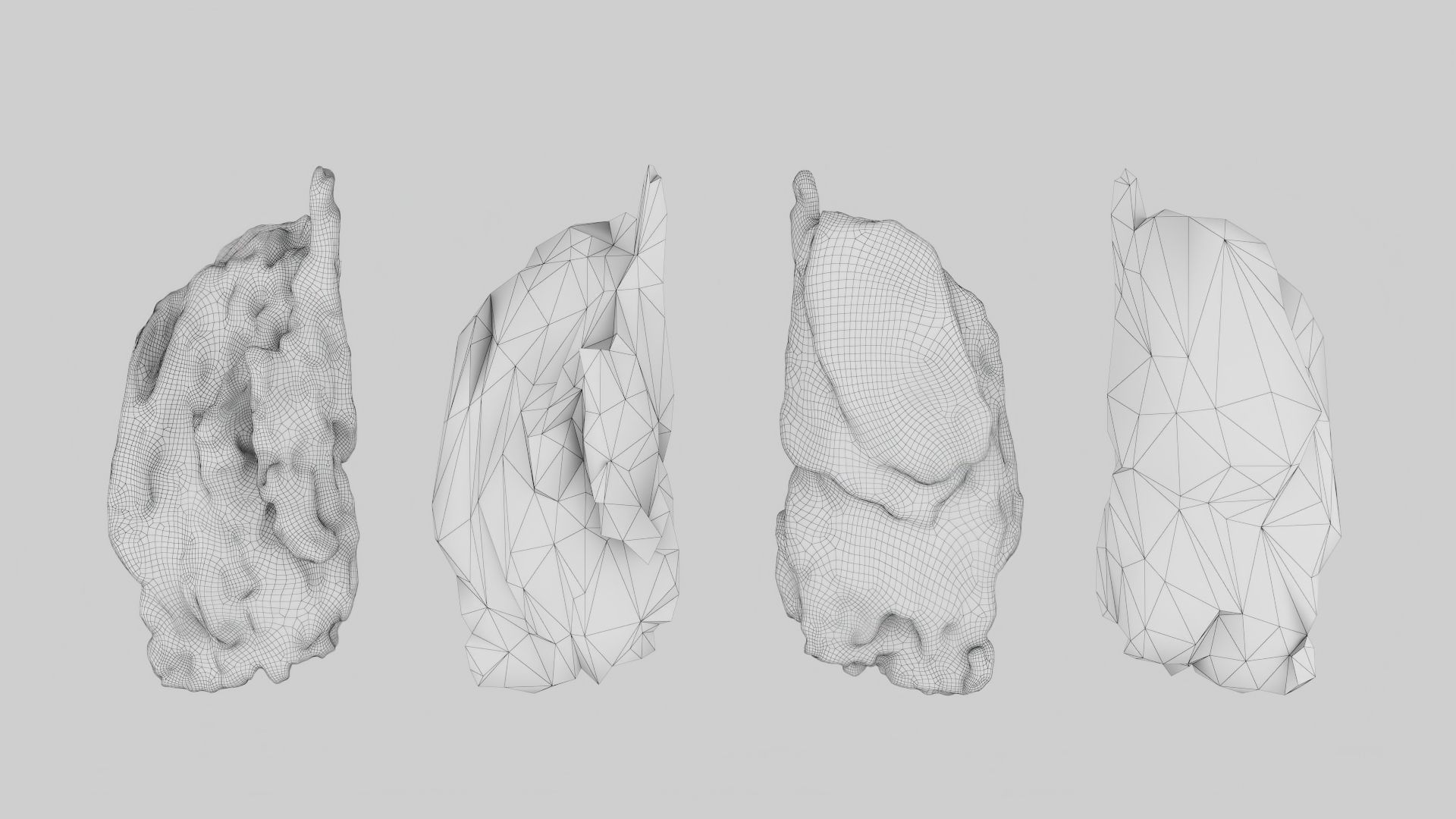 PSWooden021 scanned Wood chips Low-poly 3D model_3