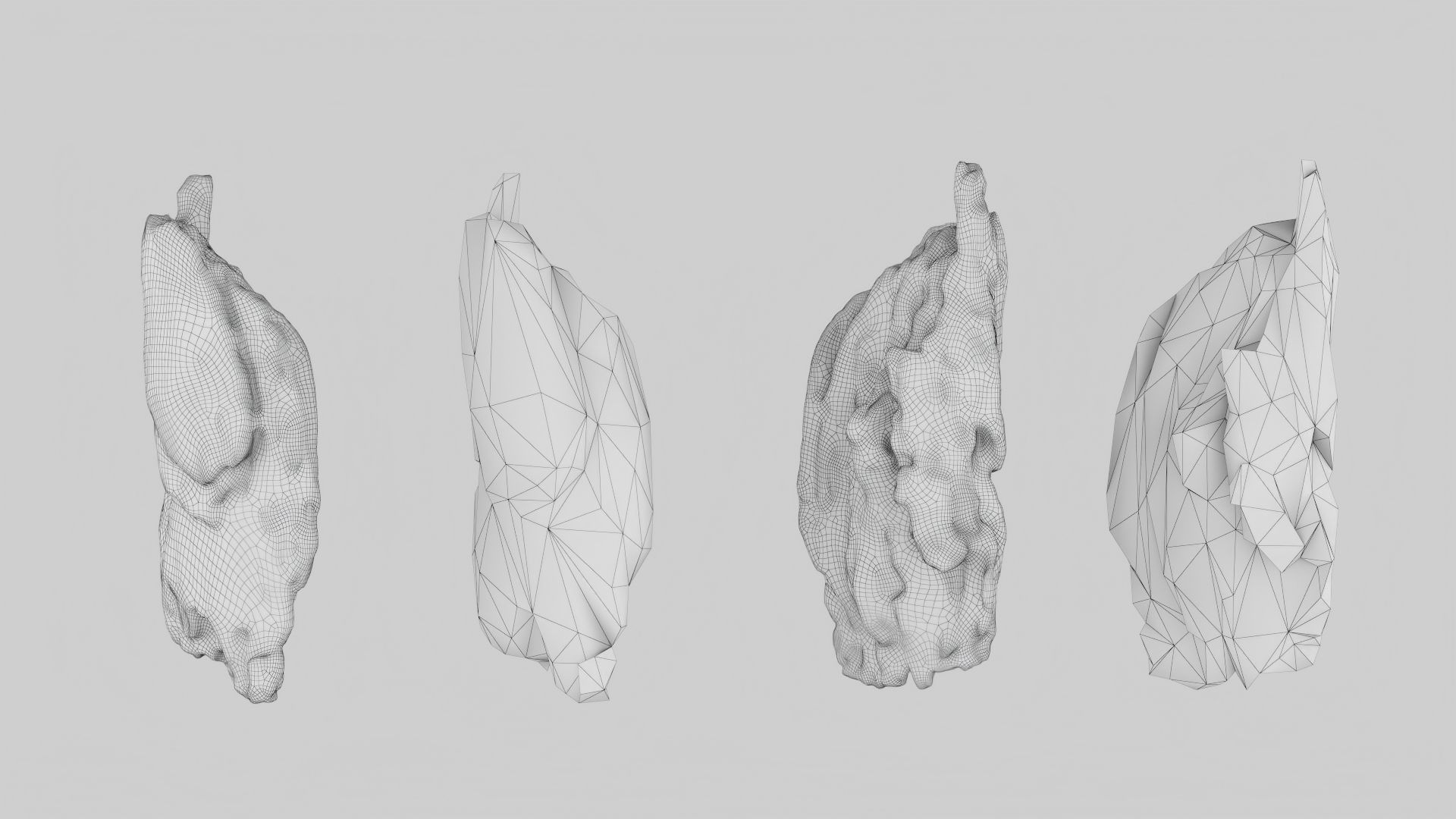 PSWooden021 scanned Wood chips Low-poly 3D model_11