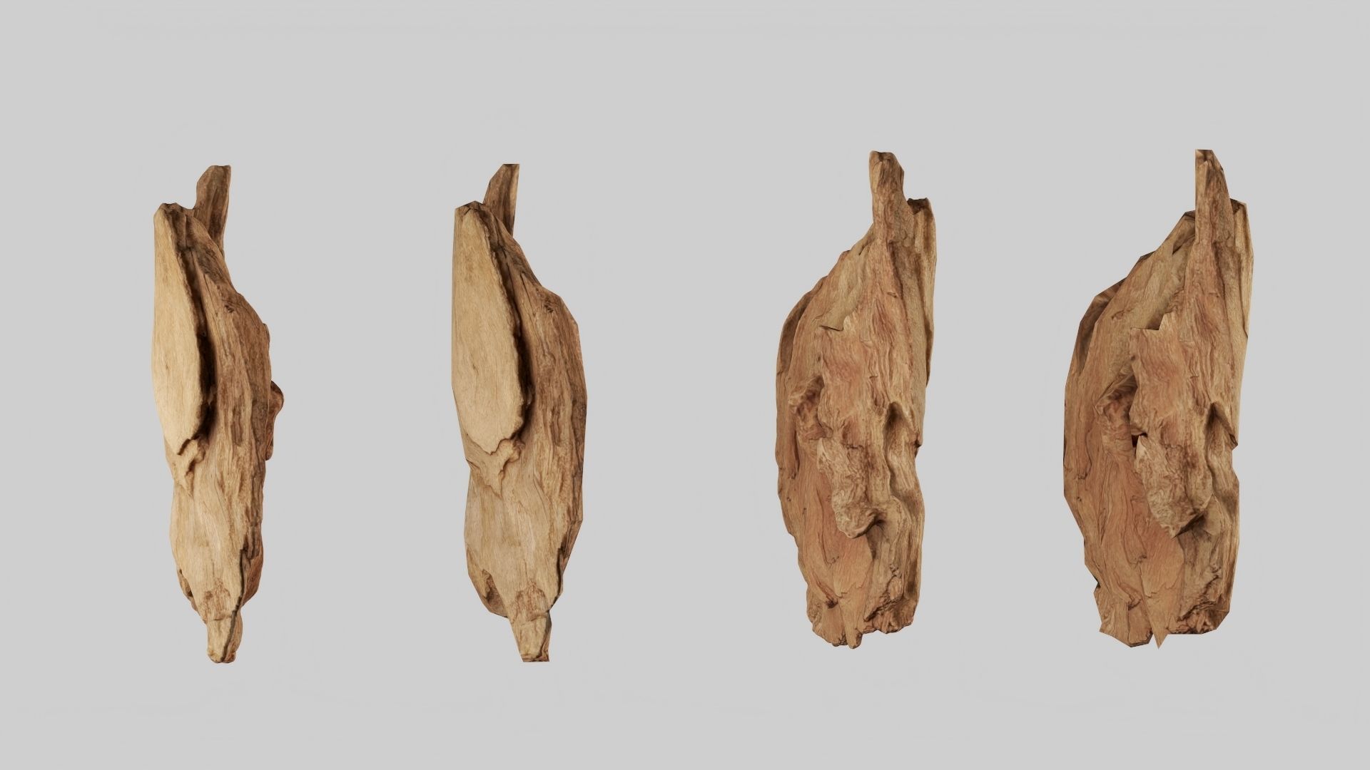 PSWooden021 scanned Wood chips Low-poly 3D model_8