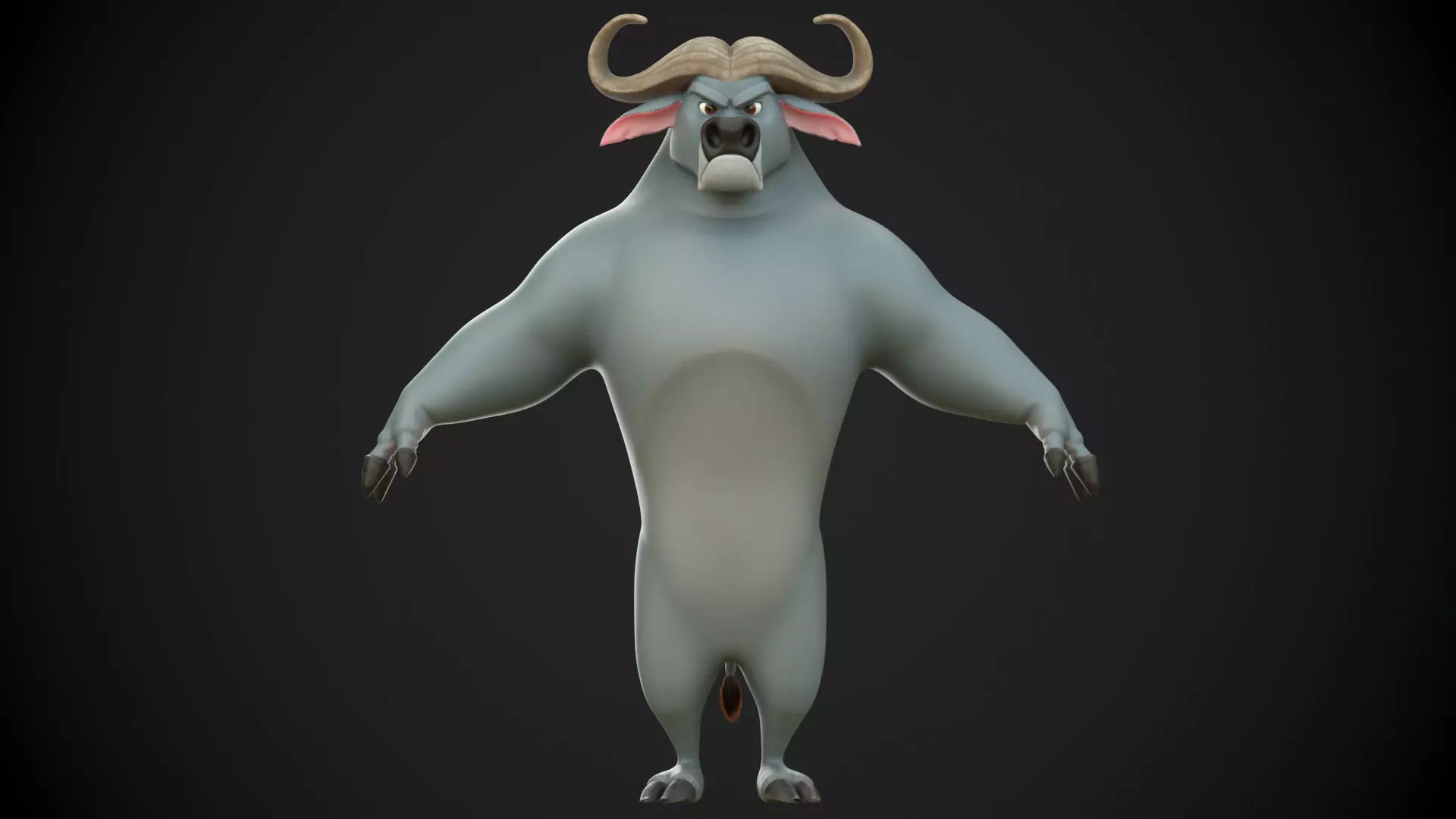  LOW POLY BOGO 3D model with texture  Low-poly 3D model_0