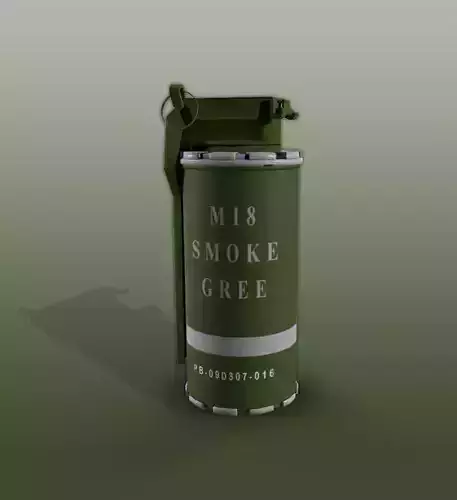 Smoke  Low-poly 3D model
