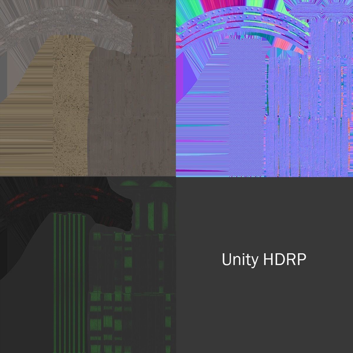 Old Realistic Barrel Low-poly 3D model_10