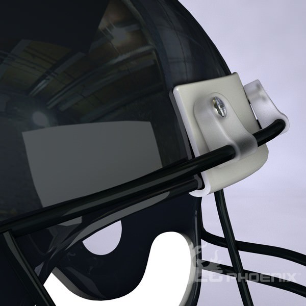 Chicago Bears official game helmet 3D model_3