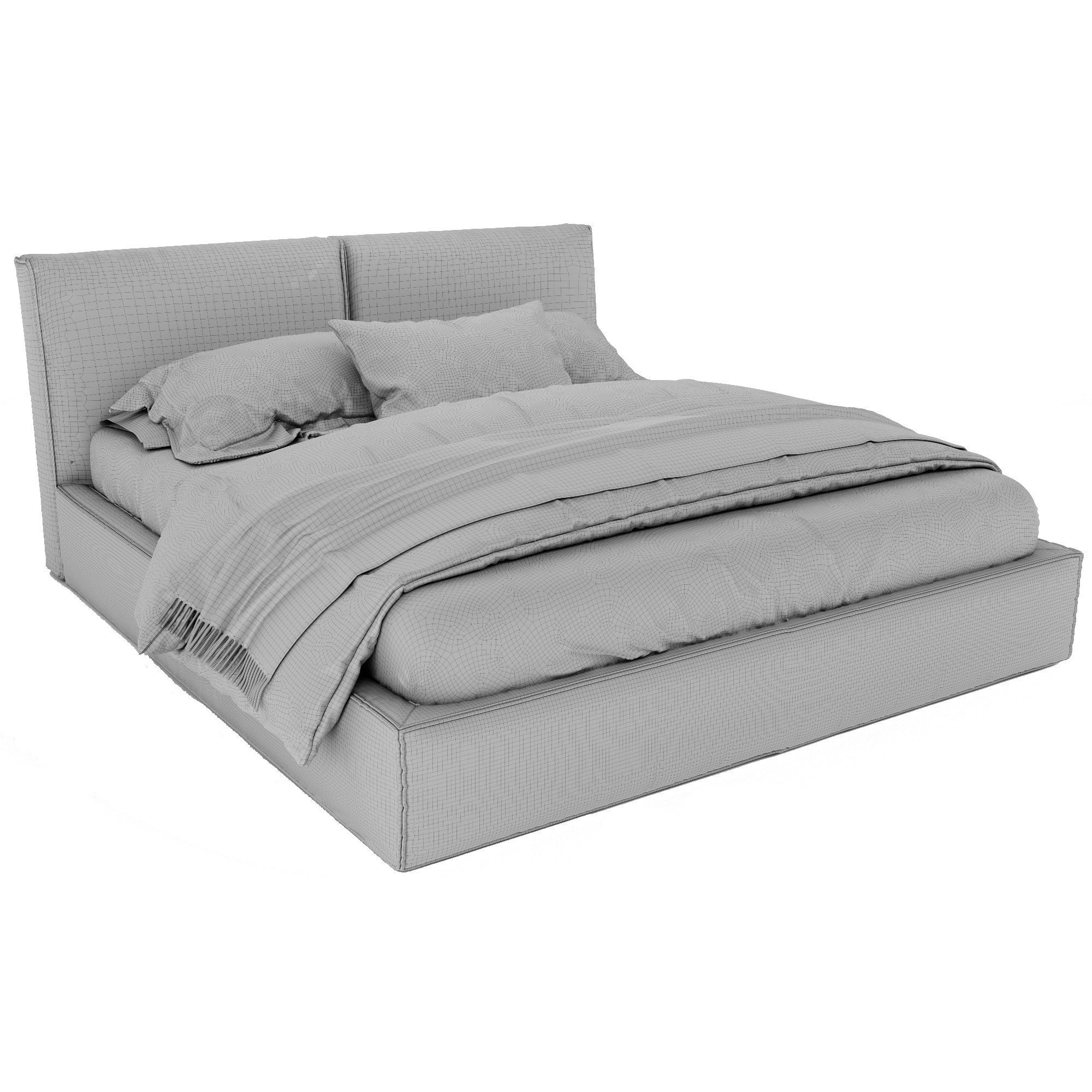 Bed Verona Sophie Decor 3D model_7