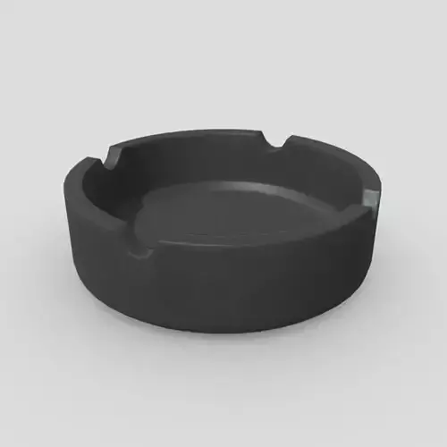 CC0 - Ashtray Free low-poly 3D model