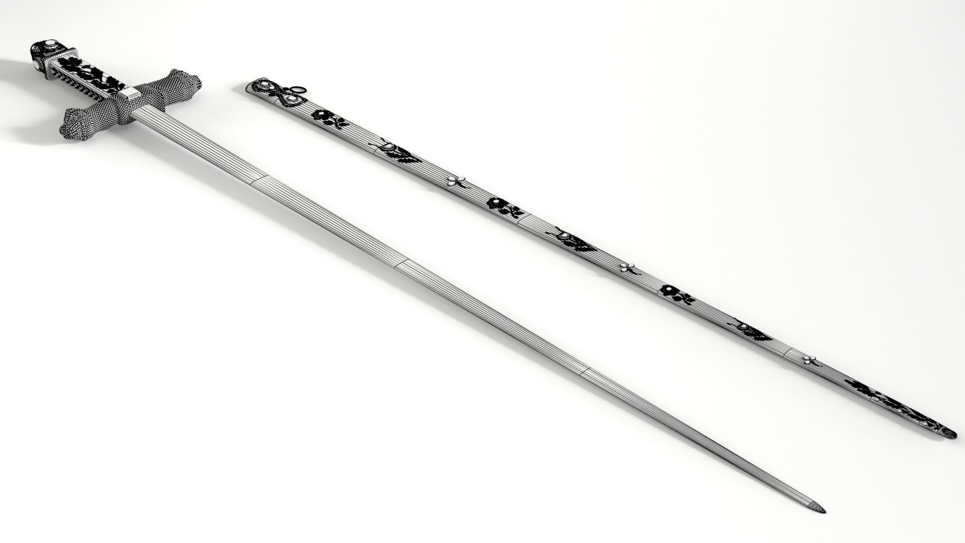 The Sword of Offering 3D model_1