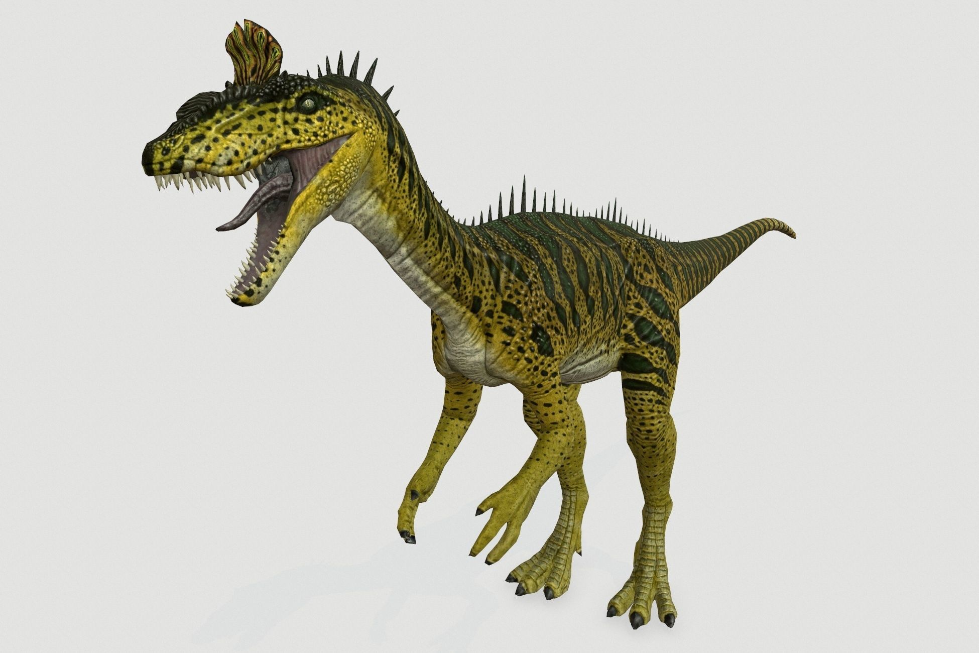 Dinosaurs pack Low-poly 3D model_7