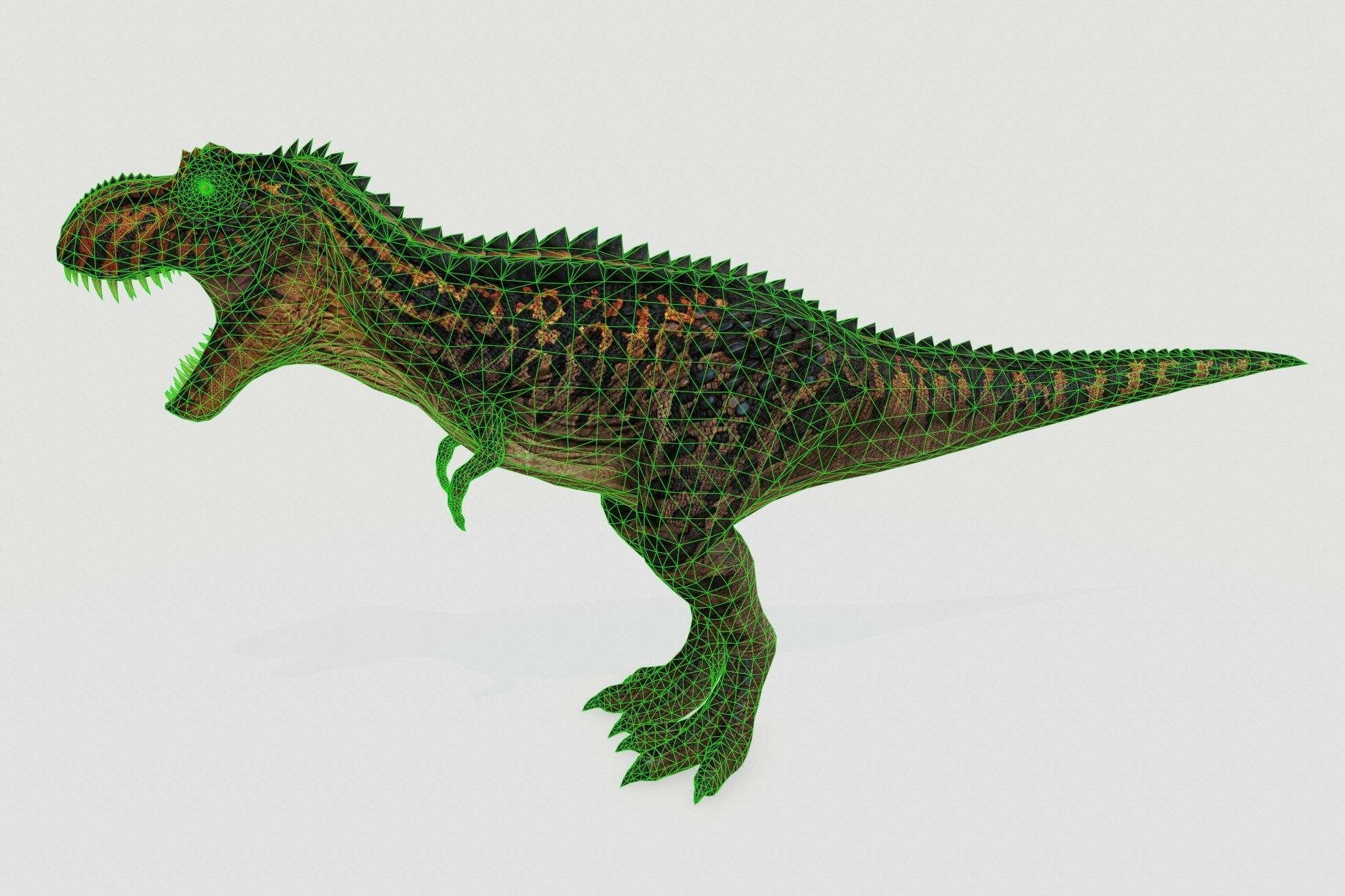 Dinosaurs pack Low-poly 3D model_15