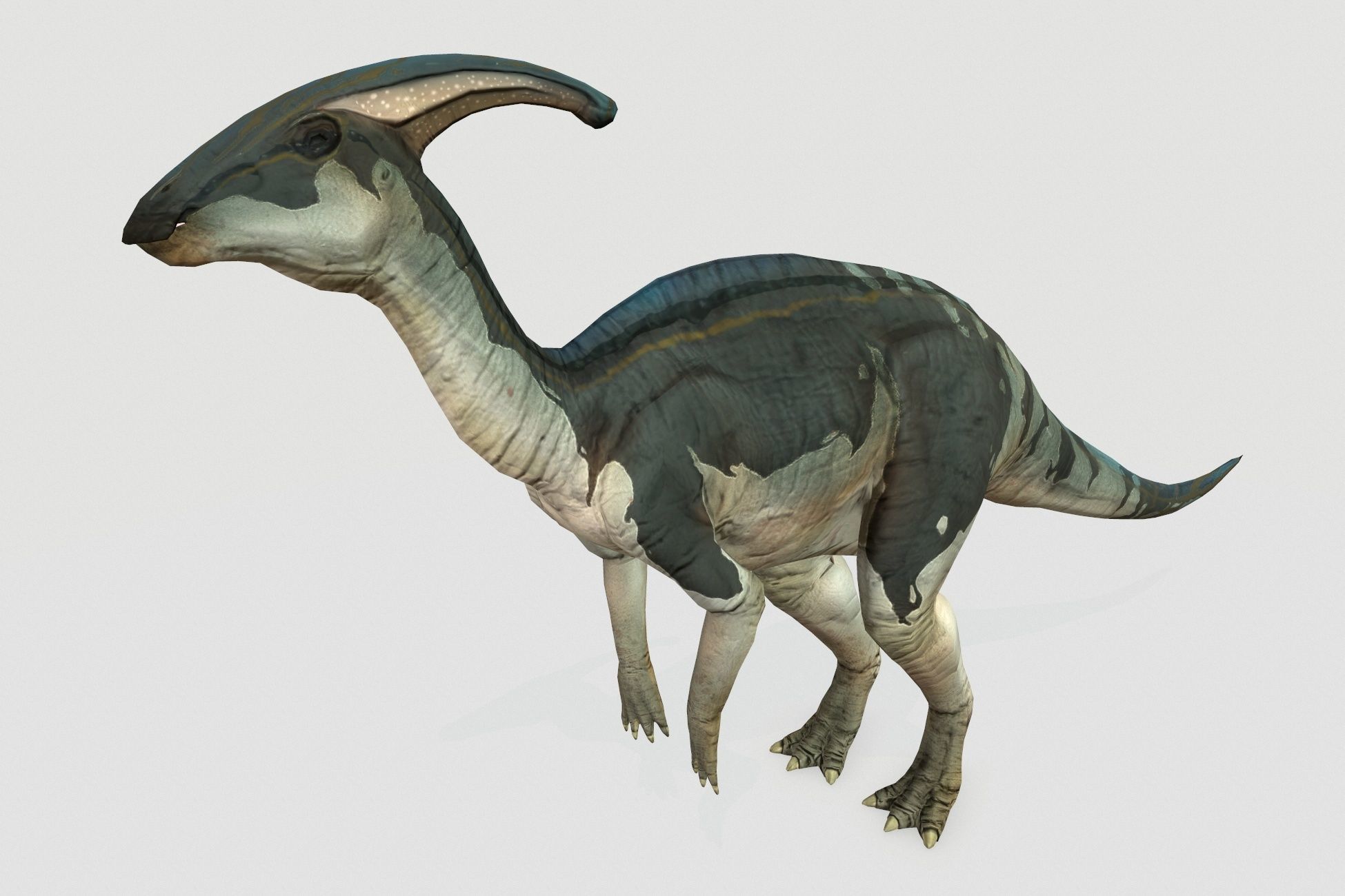 Dinosaurs pack Low-poly 3D model_10
