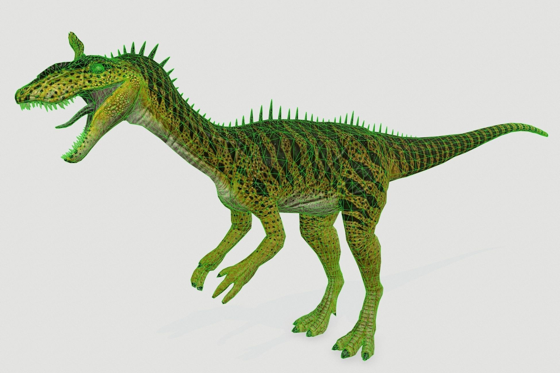 Dinosaurs pack Low-poly 3D model_9