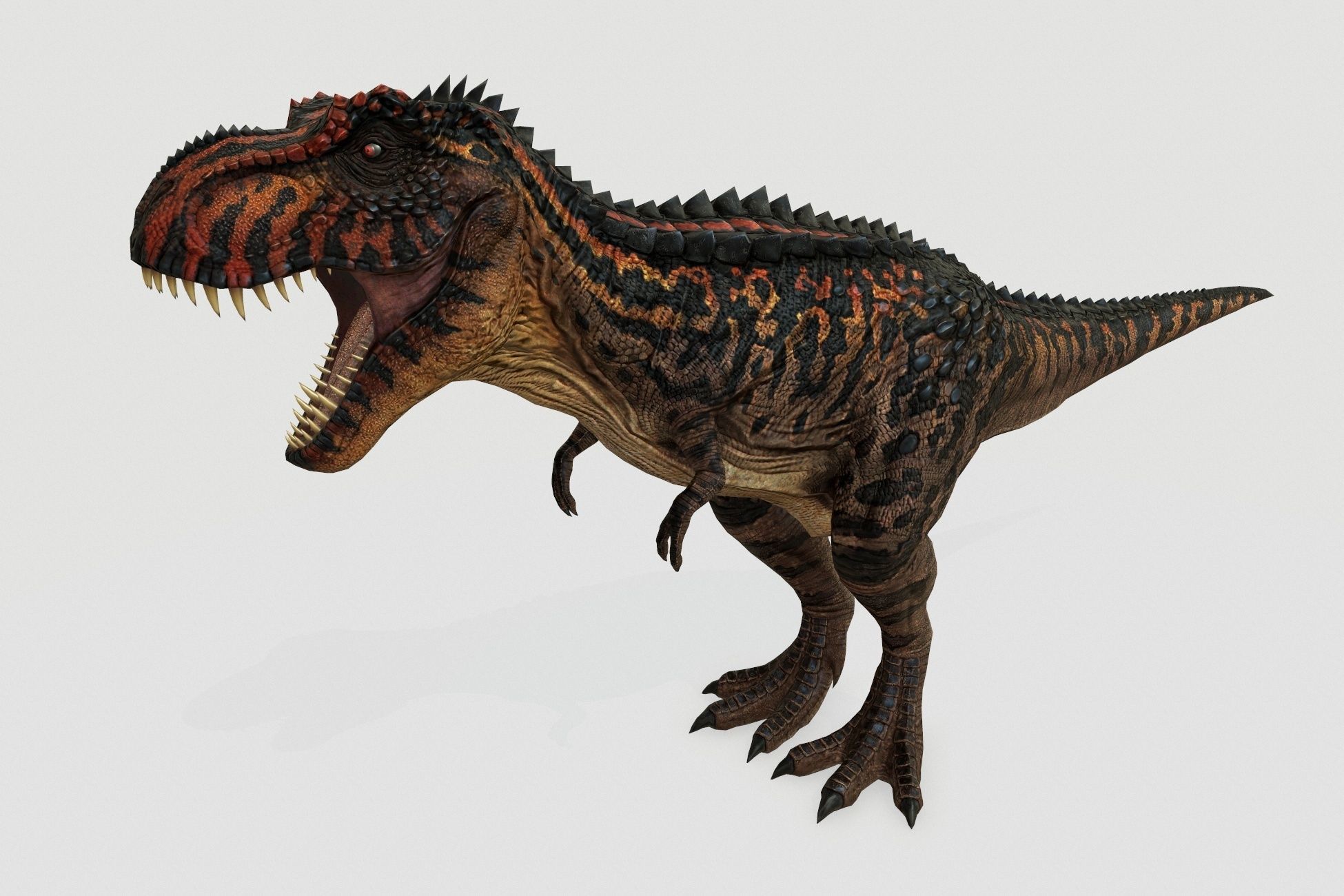 Dinosaurs pack Low-poly 3D model_13