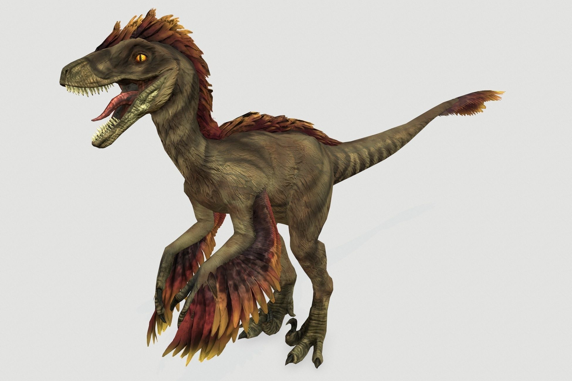 Dinosaurs pack Low-poly 3D model_4