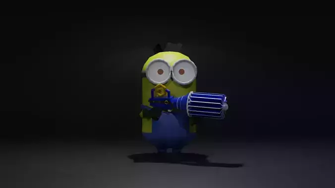 Minion Low-poly 3D model