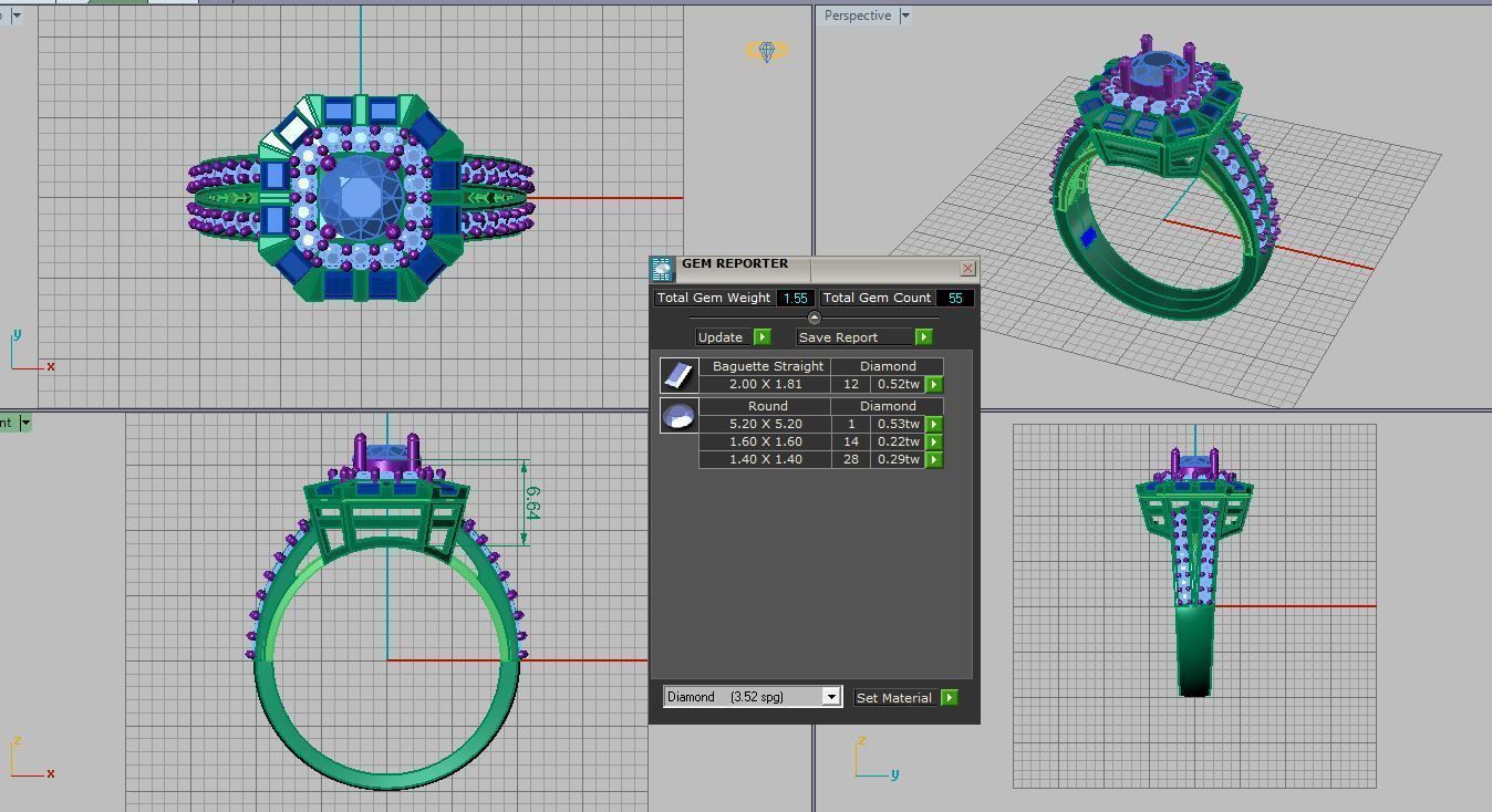 jewellry ring 3D print model_9