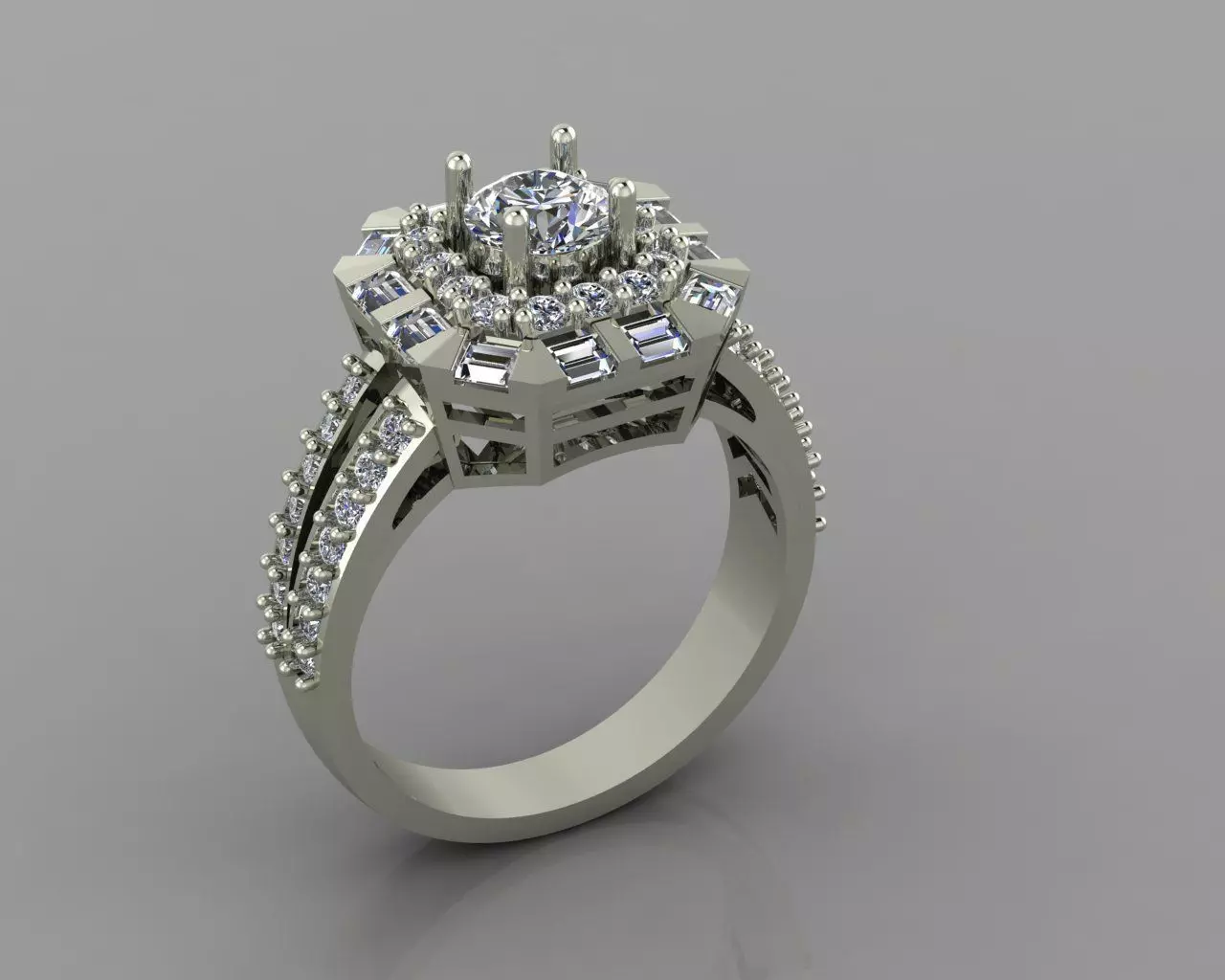 jewellry ring 3D print model_0