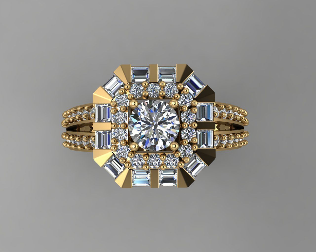 jewellry ring 3D print model_5