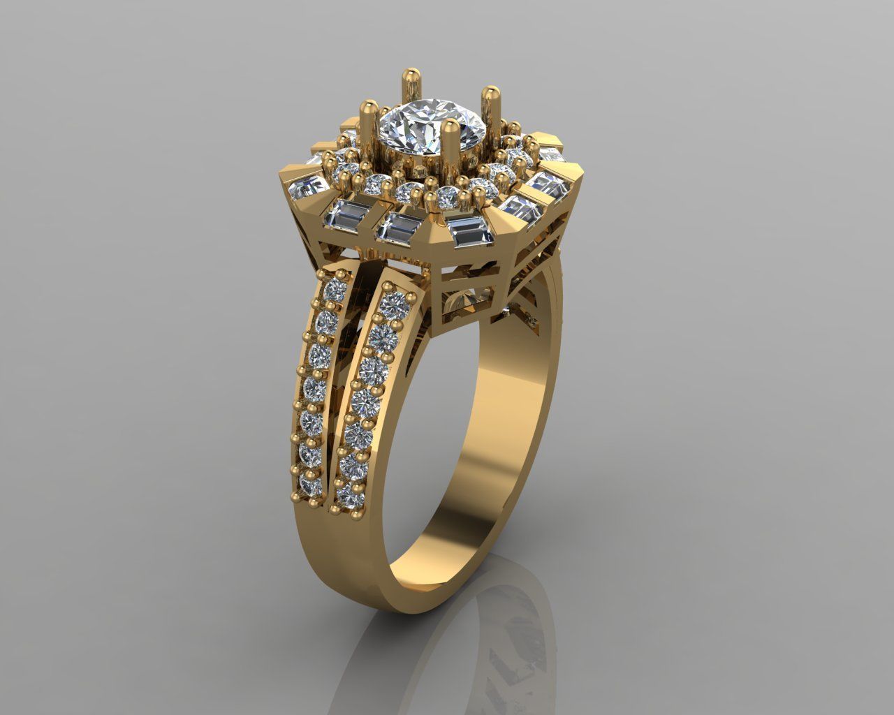 jewellry ring 3D print model_4