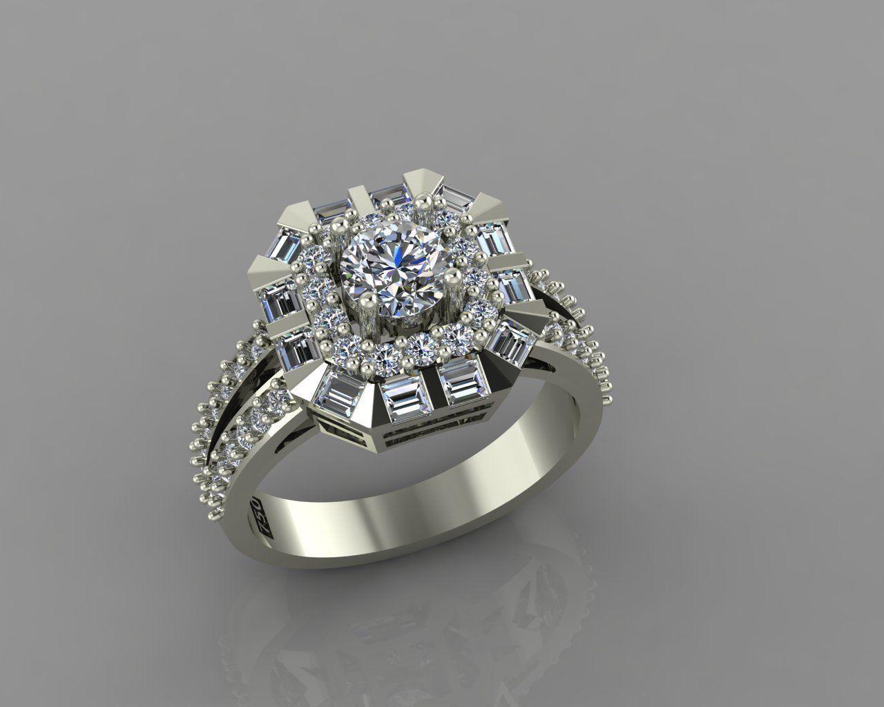 jewellry ring 3D print model_1