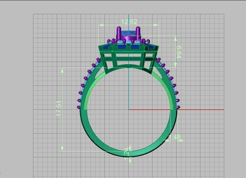 jewellry ring 3D print model_12