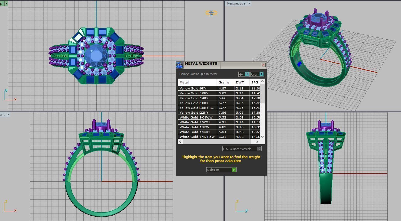 jewellry ring 3D print model_10