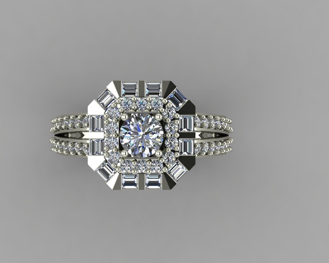 jewellry ring 3D print model_2