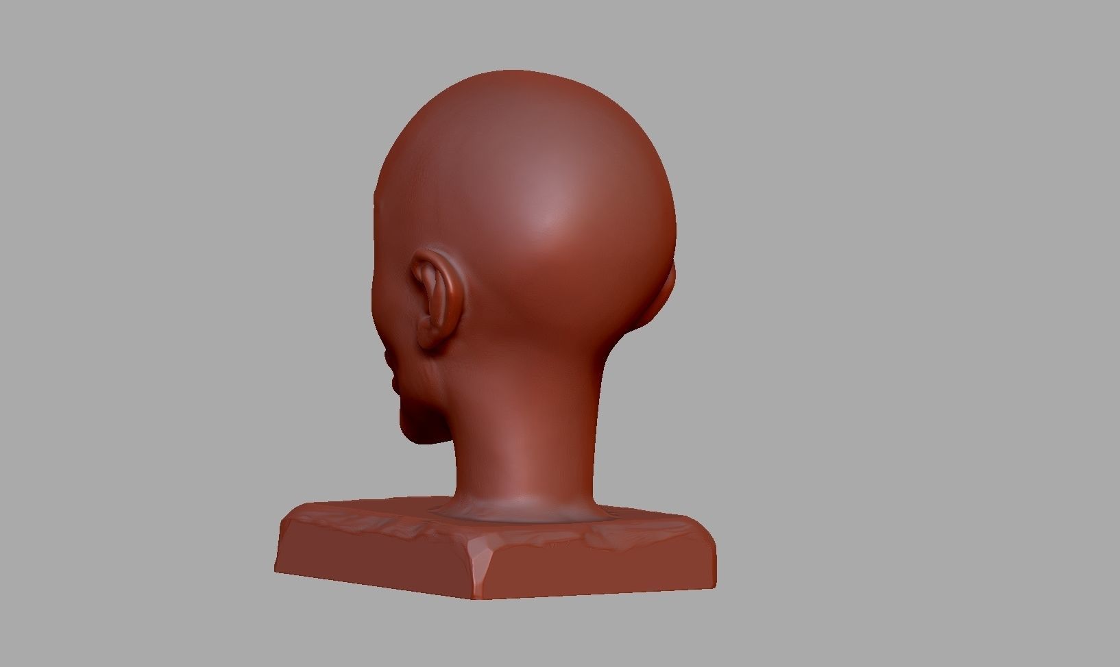 Conceptual Face Sculpture 01 3D print model_6