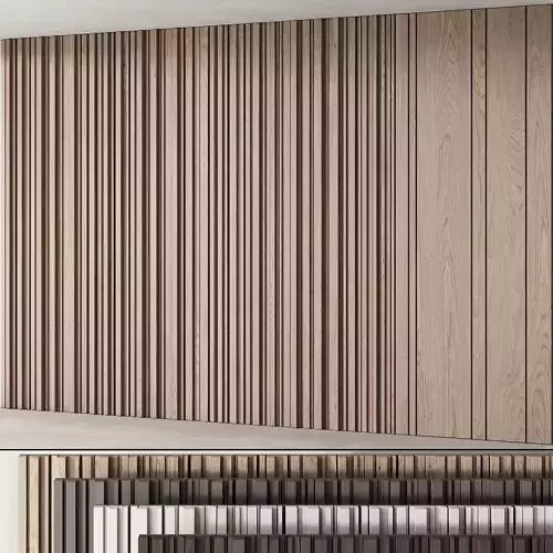 205 wall composition 04 decorative wall panel kit 03 3D model