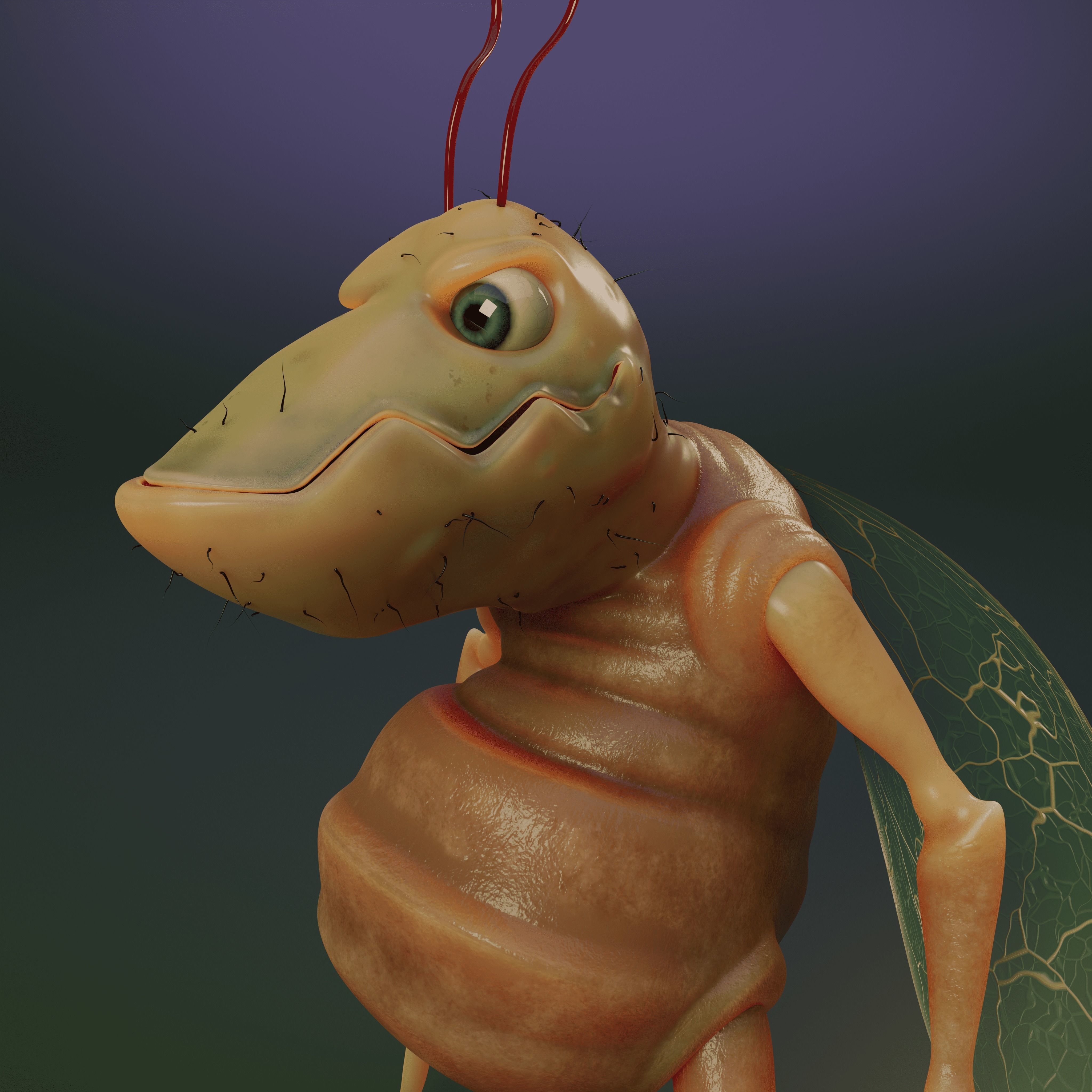 Cockroach 3D model_1