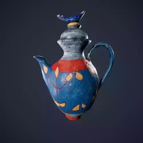 Old Vase Antique HDRP Low-poly 3D model