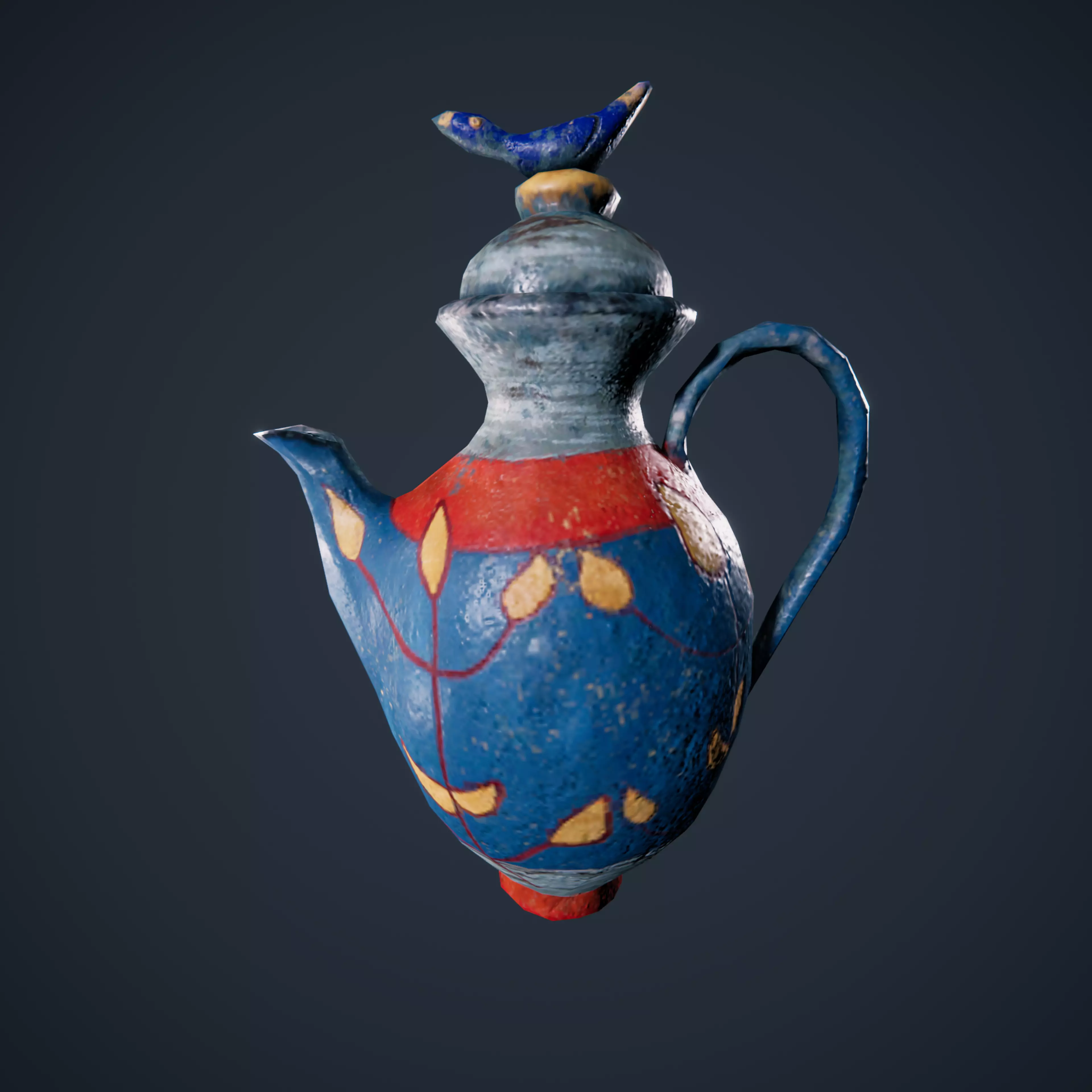 Old Vase Antique HDRP Low-poly 3D model_0