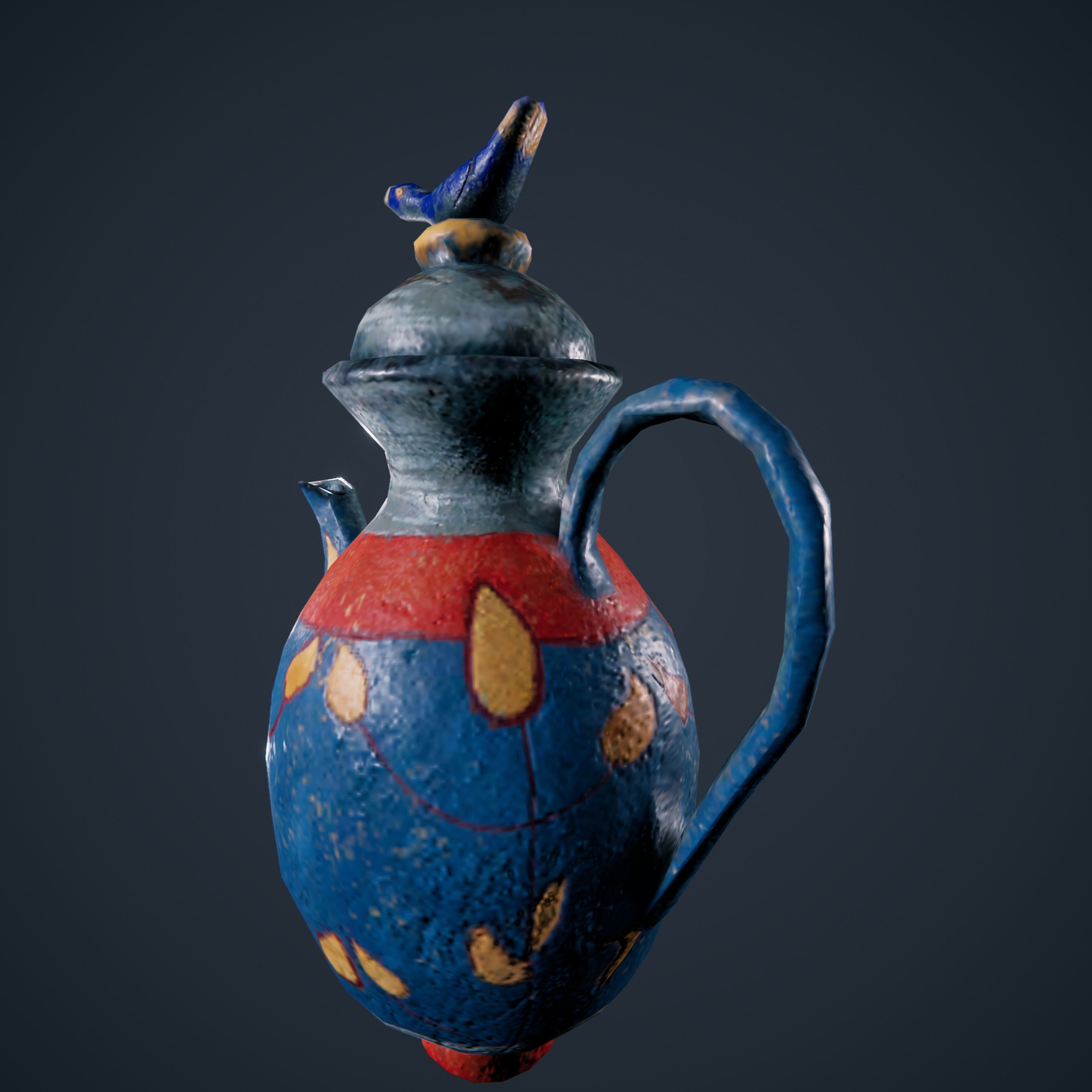 Old Vase Antique HDRP Low-poly 3D model_1