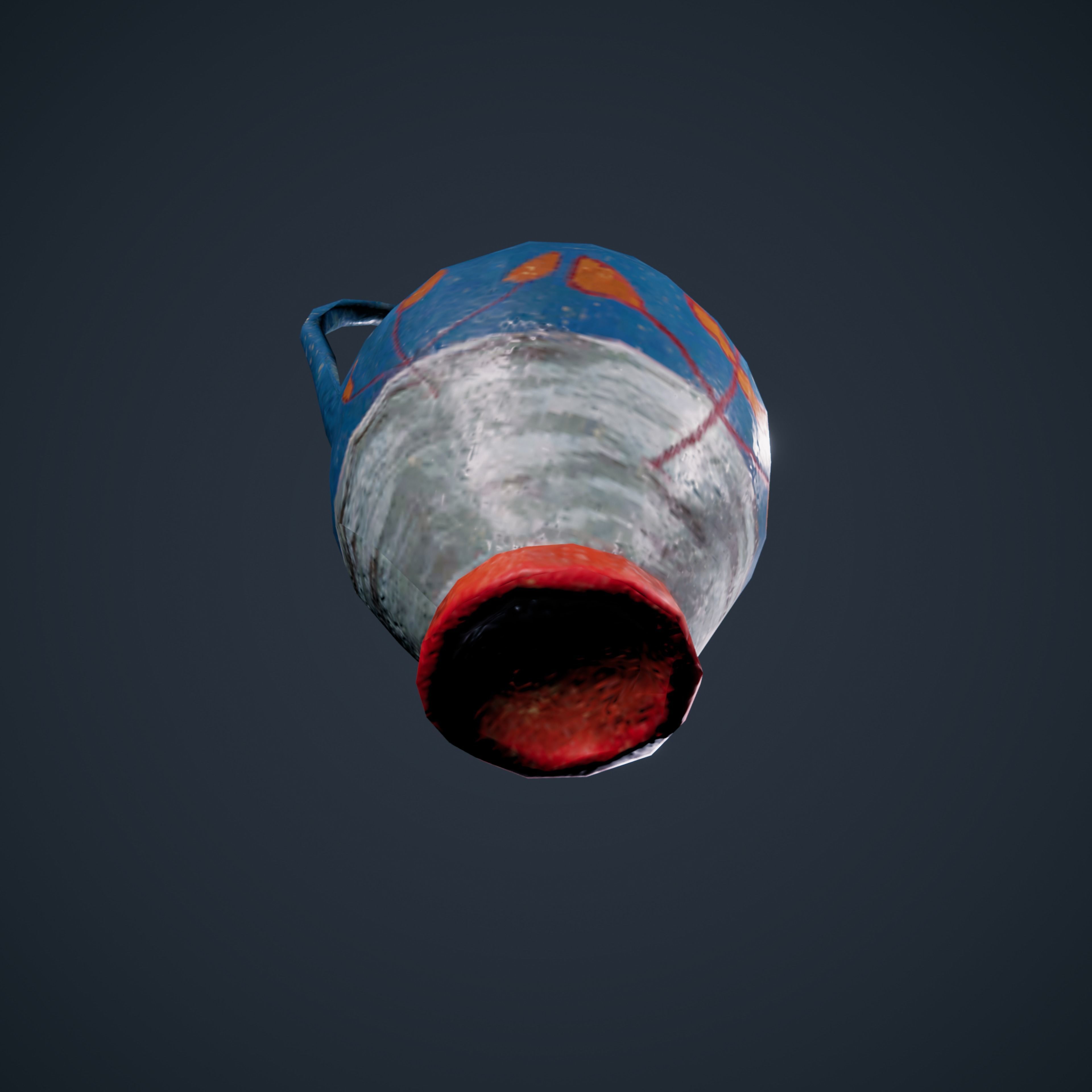 Old Vase Antique HDRP Low-poly 3D model_4