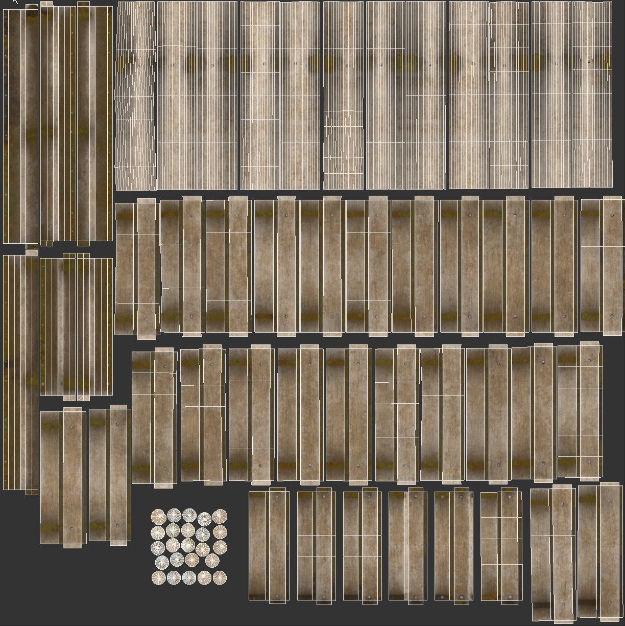 Wooden Pier Low Poly Game Ready Low-poly 3D model_8