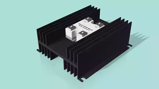 Solid State Relay with FHS 3D print model