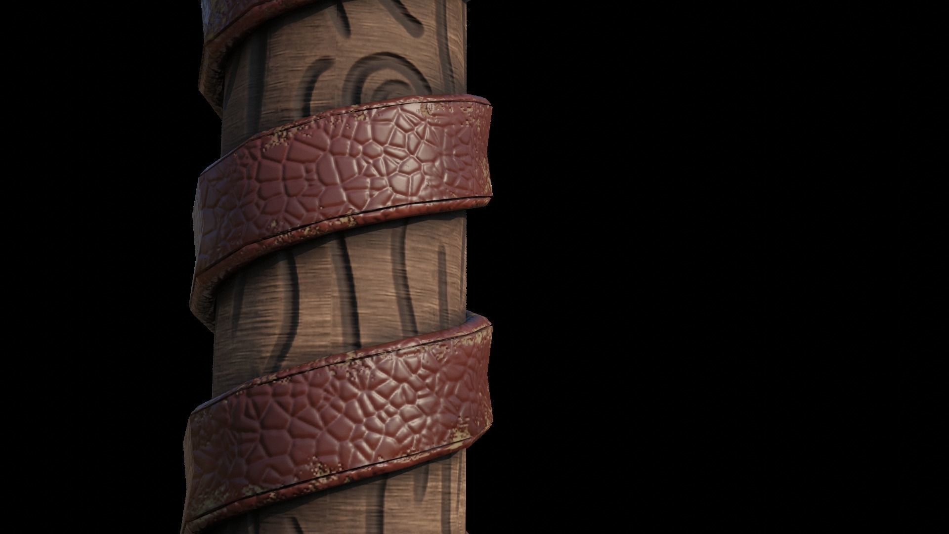 Game-Ready Hammer Model Low-poly 3D model_8