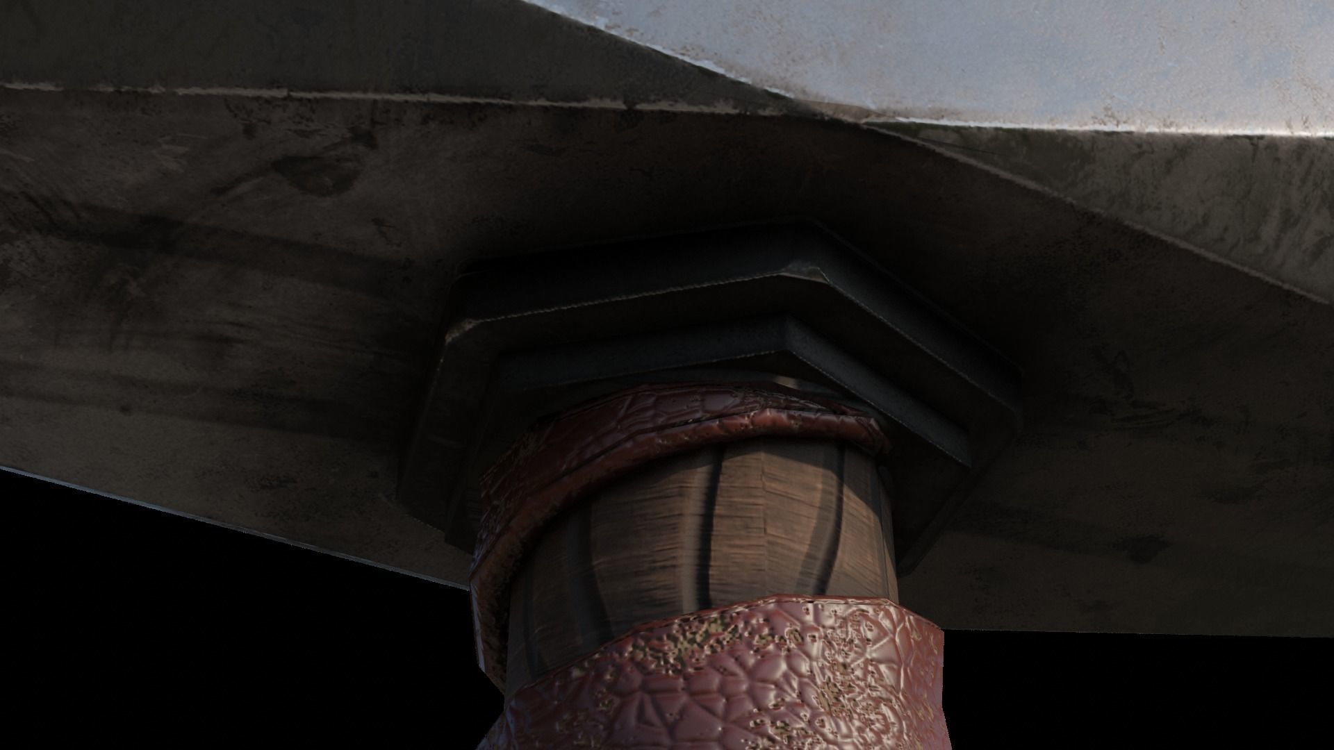 Game-Ready Hammer Model Low-poly 3D model_10