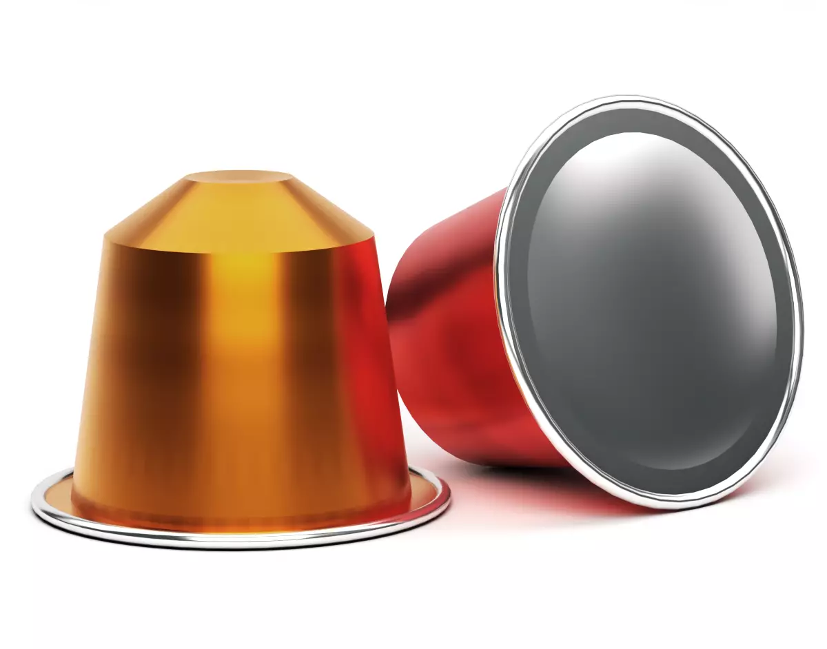 Nespresso coffee capsule pod 3D model_0