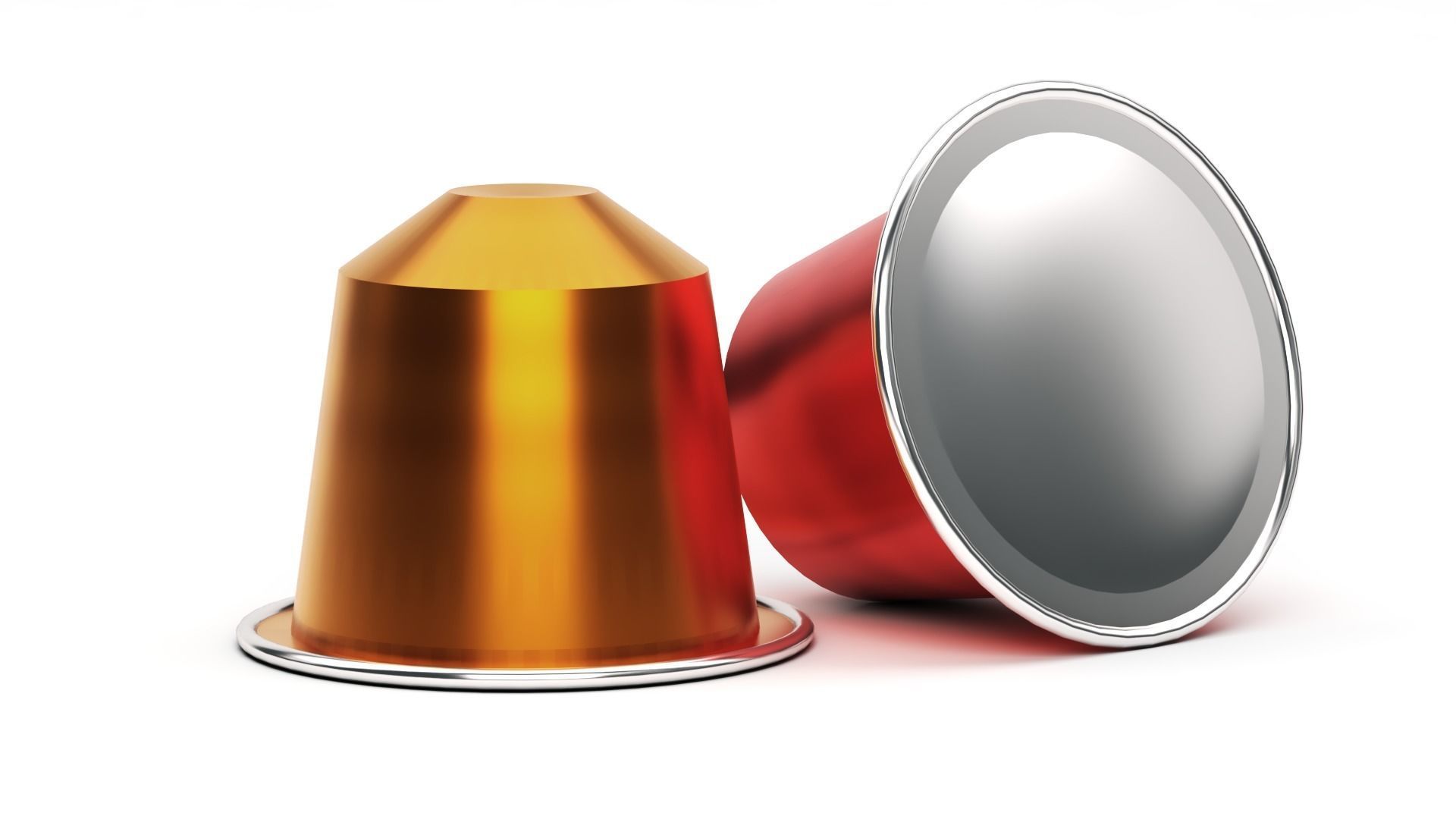 Nespresso coffee capsule pod 3D model_1