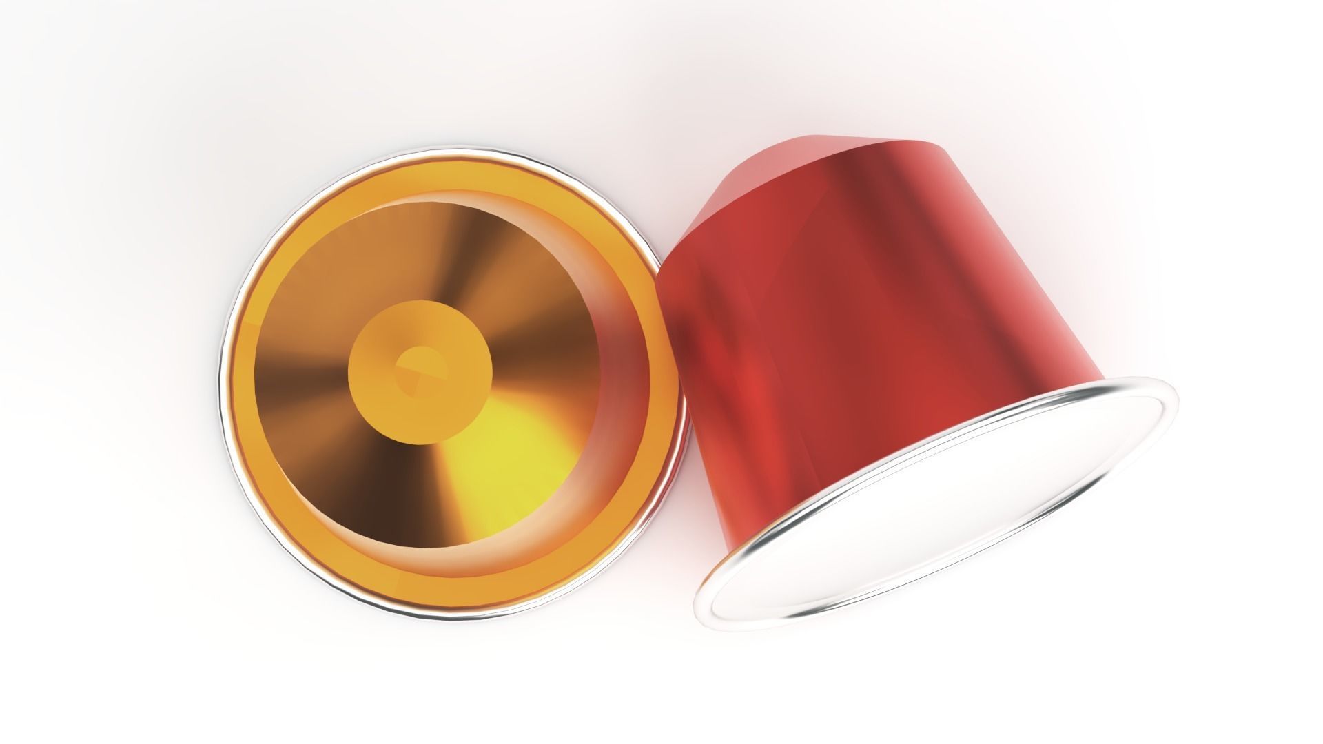 Nespresso coffee capsule pod 3D model_2