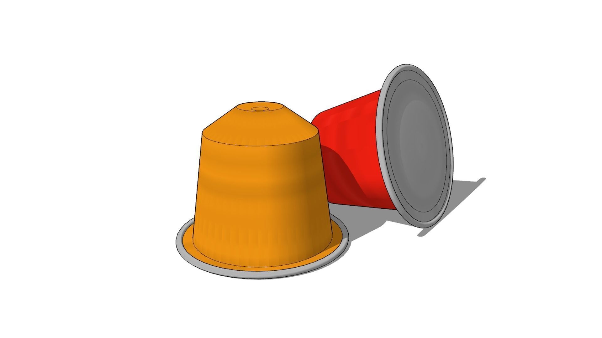 Nespresso coffee capsule pod 3D model_5