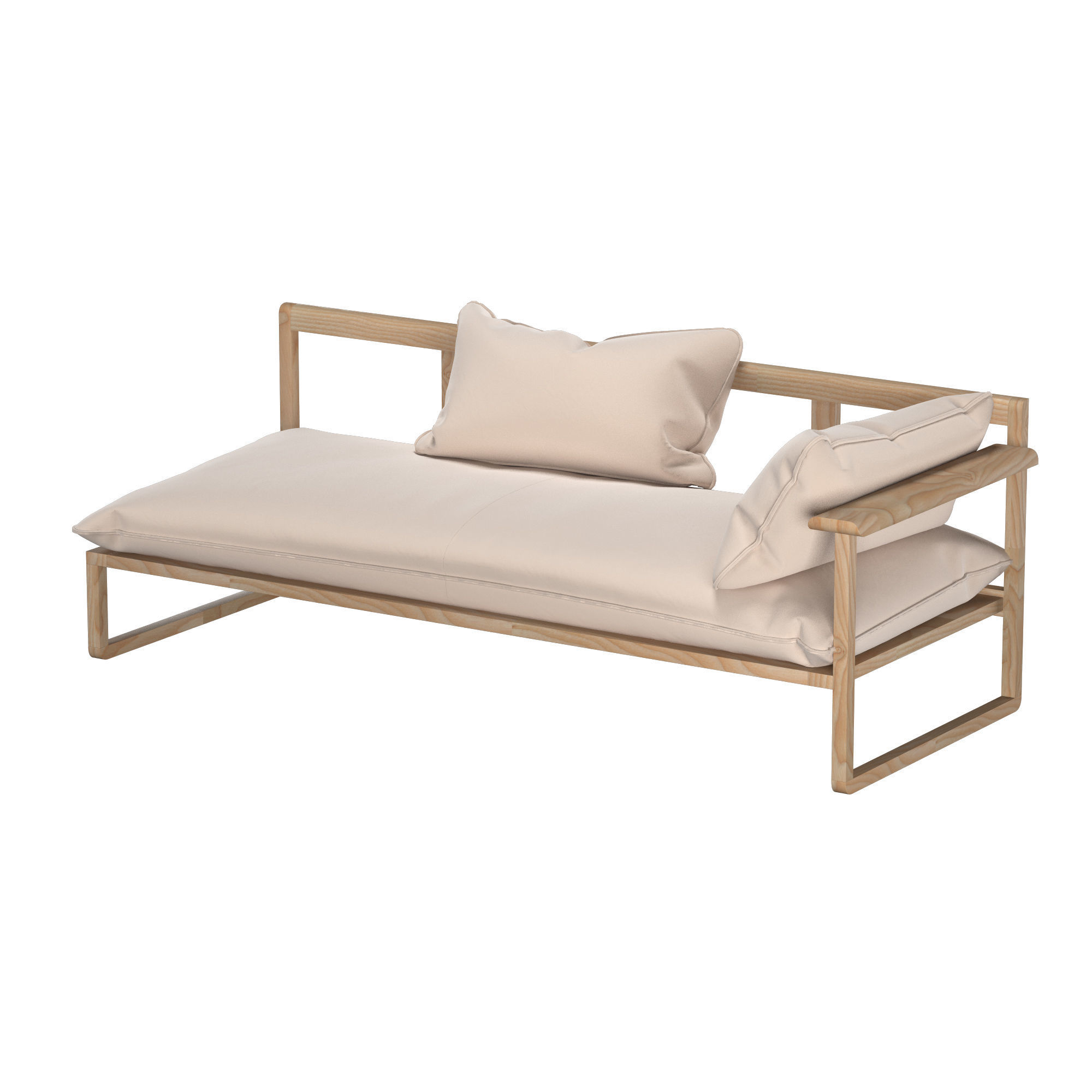 Long Chair 3D model_2