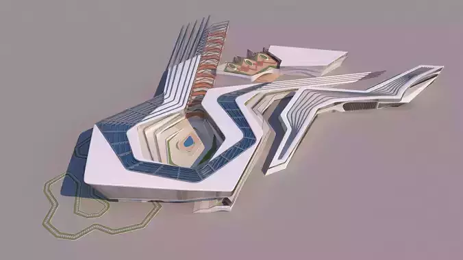 0177 - Geological Museum 3D Building - 2D Drawings 3D model
